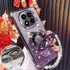 For Infinix Note 50 Note50 50X 50S Hot 50 Pro Plus Pro+ 50i Shockproof Phone Case Glitter Magnetic Bracket Holder Bracelet Cover
