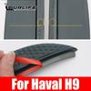 For Haval H9 2015 2016 2017 2018    2022 Car Rearview Eyebrow PC Material Mirror Rain Car Decoration