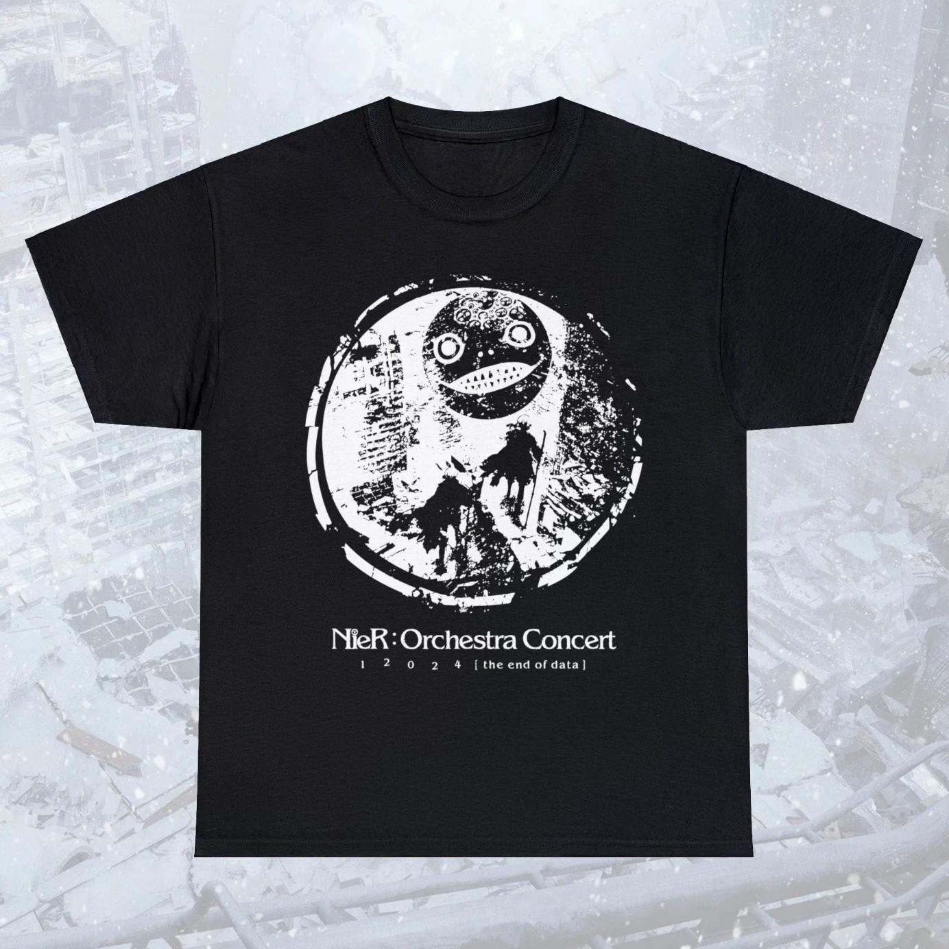 

NieR Orchestra Concert design - Emil / Yoko Taro mask 2B & 9S T-shirt 3XL