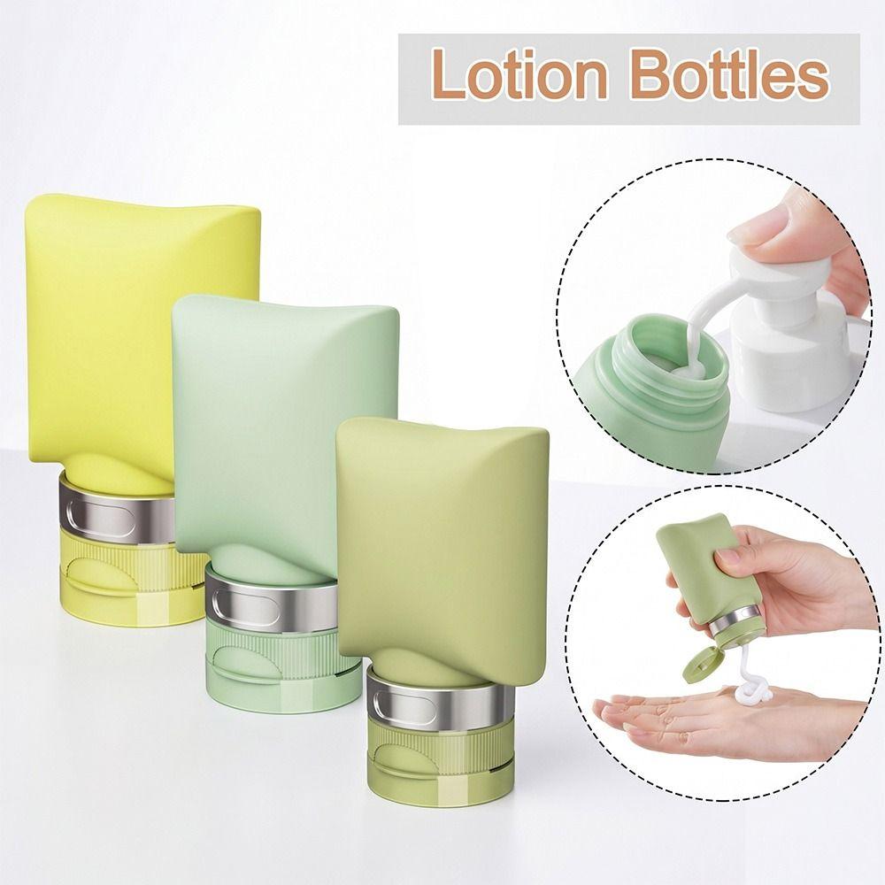 Leak Proof Refillable Bottle 74ML Lotion Shampoo Bottle Reusable Travel Bottle Travel Use