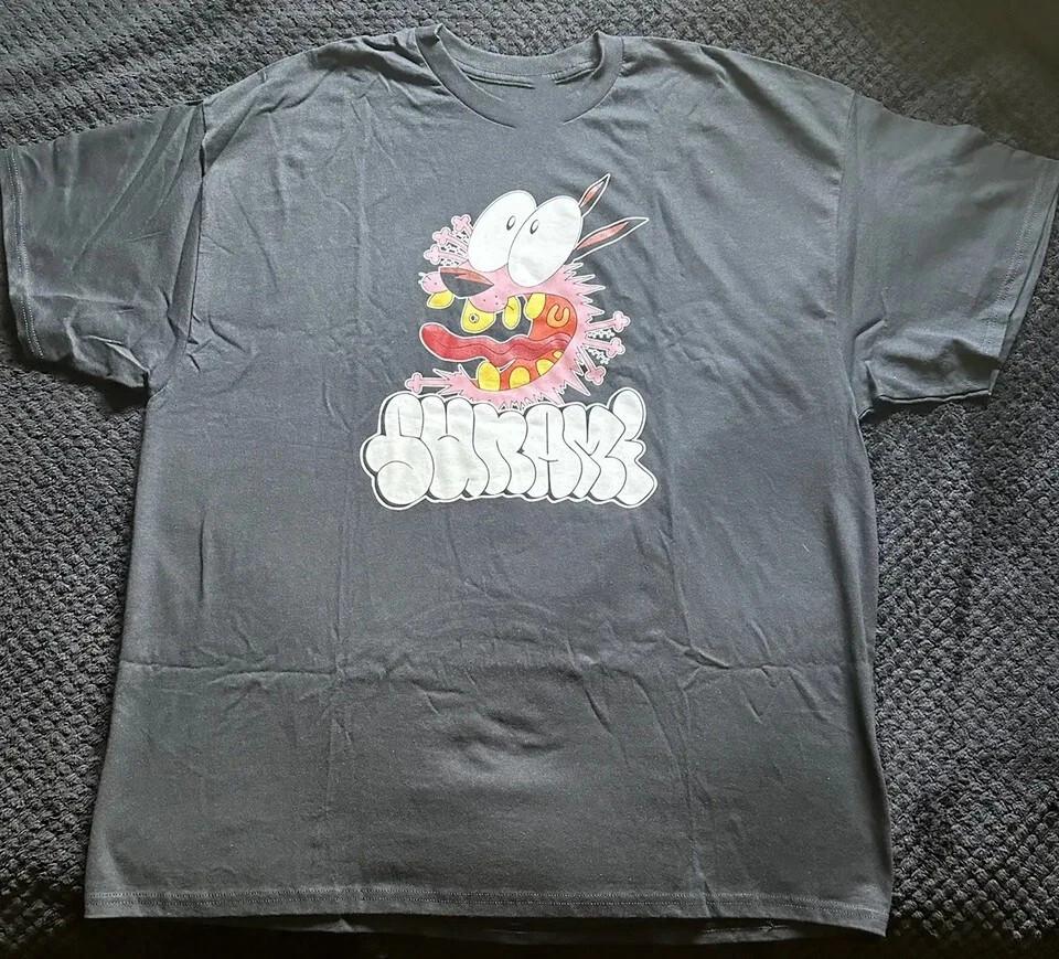 Sunami Courage the Cowardly Dog Band  Full Size S-5XL Unisex T-Shirt XXXXL