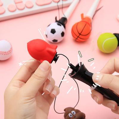 Writing Supplies Decompression 0.5mm Black Ink Bounce Pens Cartoon Pen Neutral Pen Gel Pens