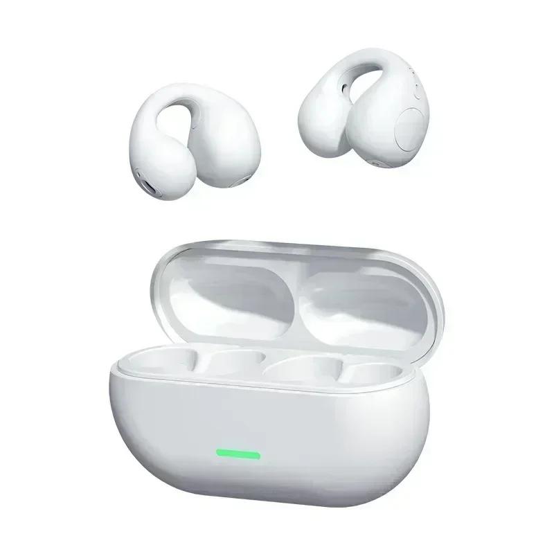 T75 Fone Bluetooth Headset 5.3 Wireless Bone Conduction Headphones Canceling HD Call Sports Gaming Earphone