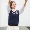 Women's V Neck Preppy Style Casual Knit Sleeveless Sweater Vest Tops