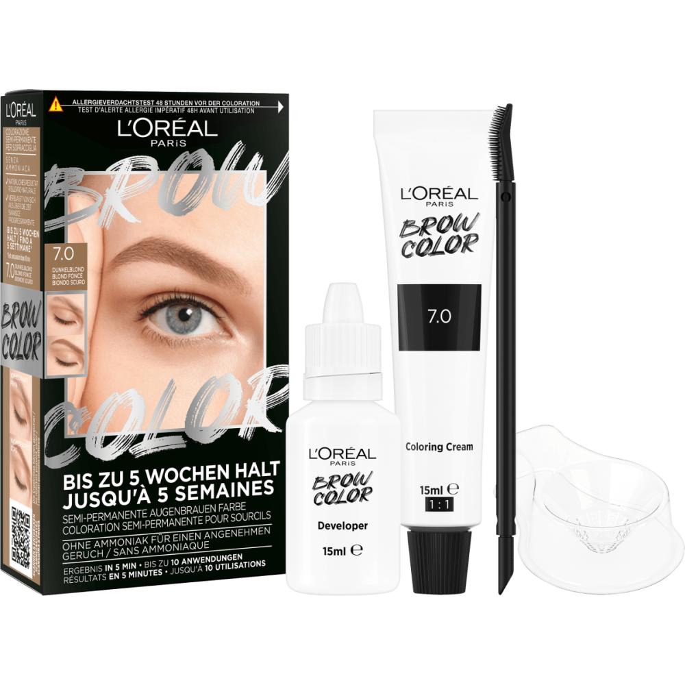 

Краска для бровей LOREAL 7.0 Темно-русый 1
