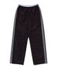 YOUHEE Star Pattern Layered Banding Track Pants_Black