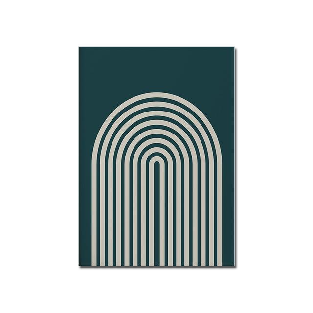 

Mid Century Modern Wall Art Boho Poster Картина на холсте Радужный принт Художественная печать Абстрактная настенная картина для гостиной Домашний декор Без рамки 21*30cm No Frame