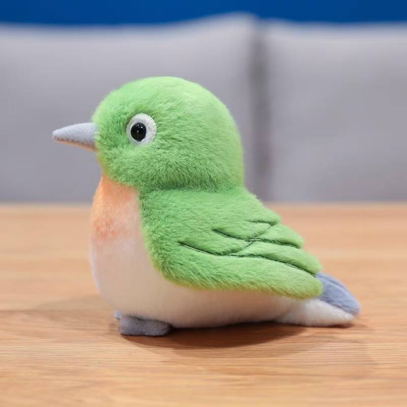 12cm Simulation Bird Doll Kawaii Stuffed Plush Toy Doll Cartoon Anime Cute Gift Doll for Children's Birthdays and Holidays