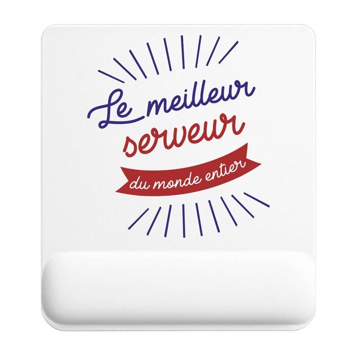 Tapis de souris - PLANETEE - Serveur Meilleur monde - Multicolore - 22x18 cm - 3 mm