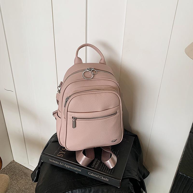 High-end fashion backpack women's new versatile student class commuting schoolbag large-capacity backpack