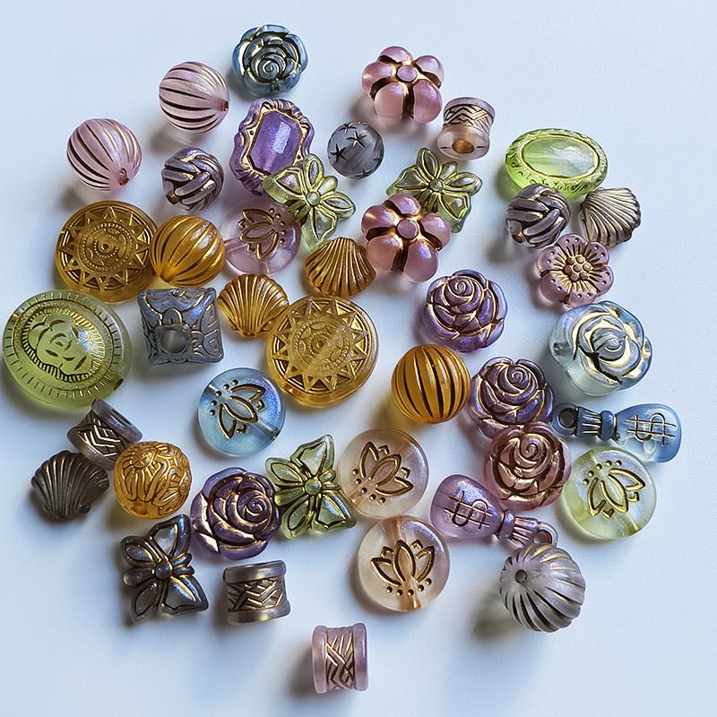 DIY Mixed Color Acrylic Beads for Jewelry Making