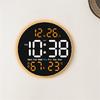 10Inch Digital Wall Clock Remote Controlled 2 Alarms Large LED Display 10 Brightness For Home Office Bedroom Decoration