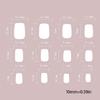 24Pcs Press on Nail Almond Glues on Nail French Fake Nail Designs False Nail Artificial Nail Gifts for Women and Girls