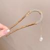 Moda Pinzas para el Cabello con Borlas de Mariposa Pasadores de Imitación Perlas Pasadores en Forma de U Palillos Metálicos para el Cabello para Niñas Accesorios de Peinado