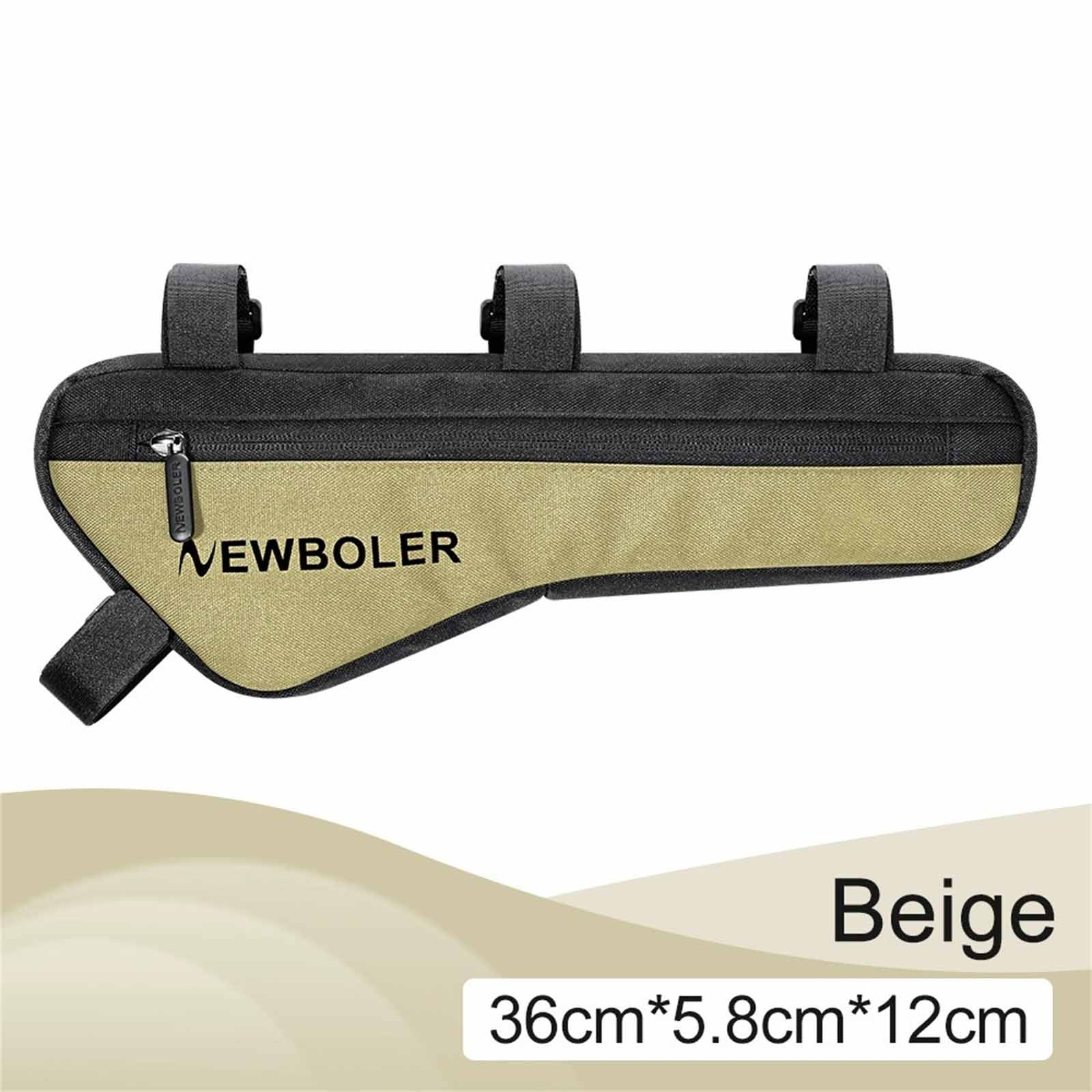 

Frame Bag – Large-Capacity Triangular Bike Tool Bag, Lower Tube Inner Side Bag for Mountain & Road Bikes One Size
