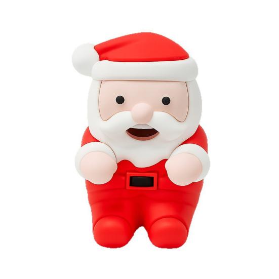 

Mini Santa Claus Cooling Fan USB Rechargeable Christmas Santa Hot Drinks Meals Coffee Tea Soup Beverage Food Cooling Tiny Robot Cooler Fan Xmas Santa Claus