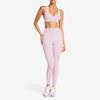 European and American nude yoga suit neck back bra leggings suit running fitness sports suit