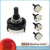 RS26 Rotary Band Selector Switch 1-4 Pole Position 3/4/6/12 Adjustable Gears for Hobbyist Electronic DIY Project Circuit Control