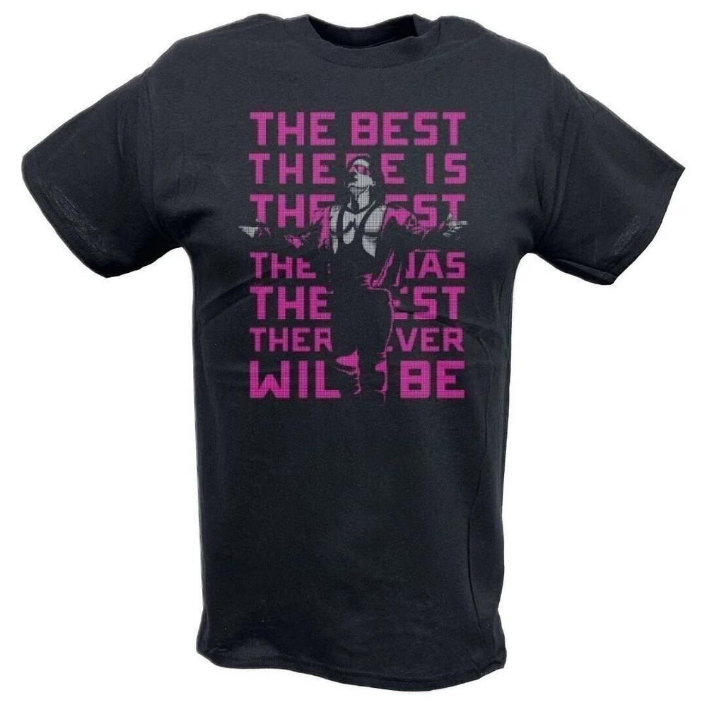Bret Hart The Best There Is Repeat Logo Black Tshirt M