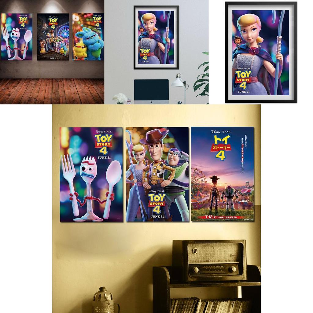 High-resolution Silk Poster Of Toy Story 4 For Home Decoration Enthusiasts**