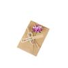 Creative Birthday Message Card Vintage Postcard DIY Flower Greeting Cards