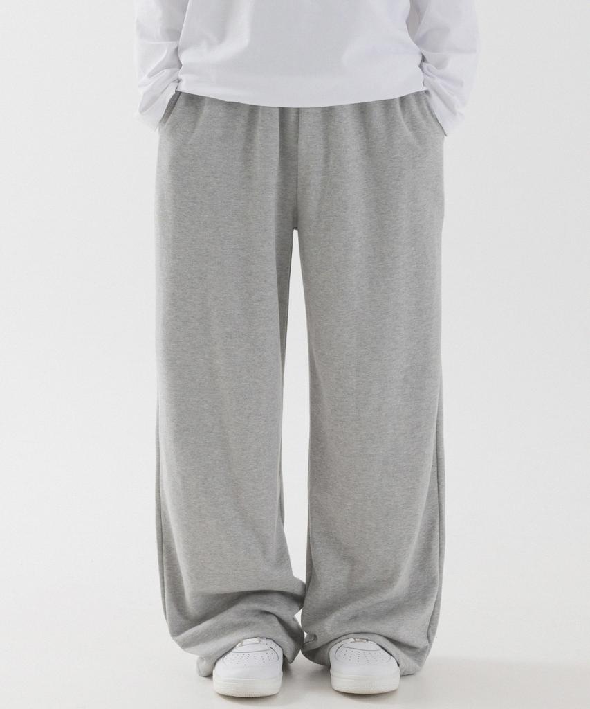PIANER Relaxed Wide Long Sweatpants (Melange)