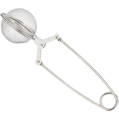Minge de ceai pentru clește Oțel inoxidabil Argintiu 10x4x26 cm