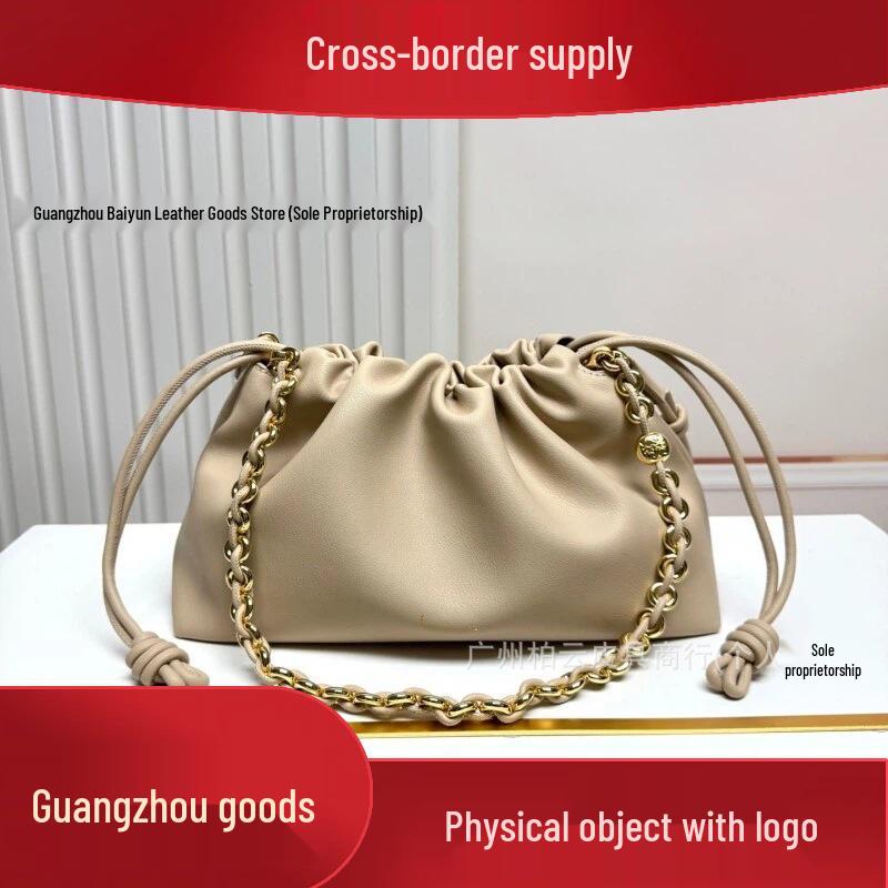 New Luo Classic: Sheepskin Lucky Bag Purse - Versatile Single Shoulder Handbag for Women