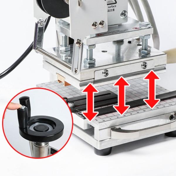 ZONESUN ZS-110 Press Trainer Heat Press Machine For Wood Presses PVC Paper Custom Logo Making Hot Foil Stamping Machine 300W