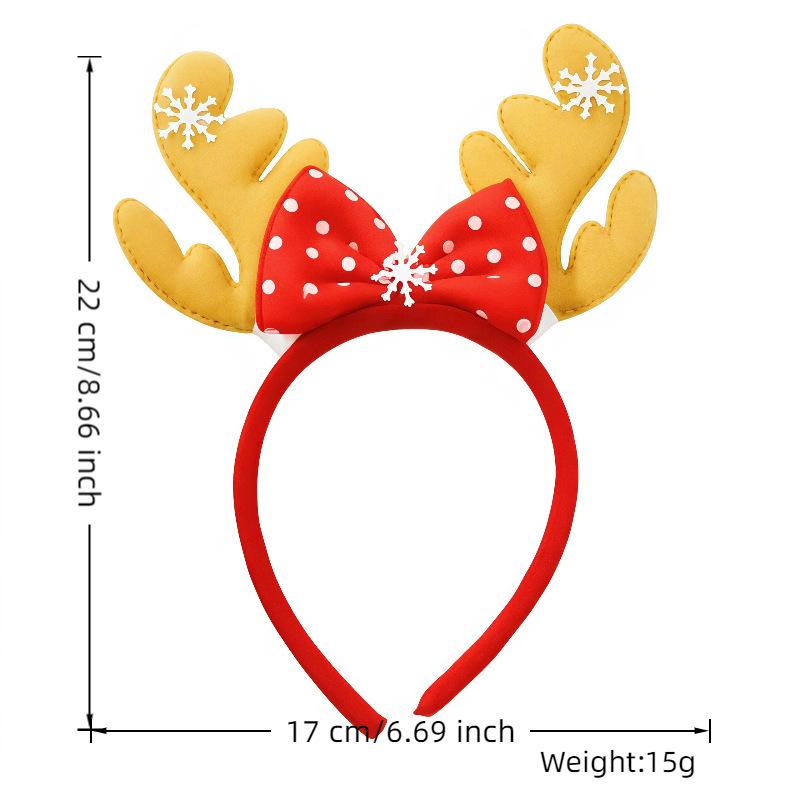 Santa Claus Card Holder Headband - Christmas Cosplay Party Decoration