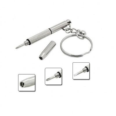  Portable Keychain Eyeglass Screwdriver 3in1 Sunglass Watch Repair Kit 