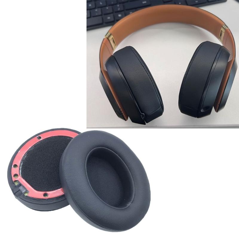 Breathable Headphone Ear Pads Sweat Resistant Design Extended Gaming for Studio 2.0 3.0 Spare Ear Cushions