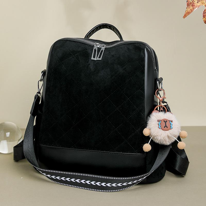 Fashionable Women's Backpack, Student Casual Travel Bag, Single-shoulder Hand-carry Schoolbag