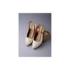 Shoetopia Women'S Golden Block Heel Bellies  Stylish & Comfortable Ballet Flats For Office, And Parties Eu42
