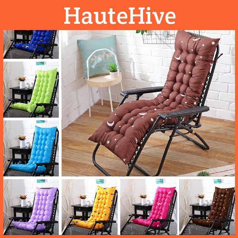 Thick Padded Patio Lounger Back Cushion For Garden Rocking Chairs And Benches