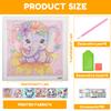 6 Pcs Diamond Painting Kit Cute Animal DIY Diamond Picture Kit Cartoon Diamonds Art Set Gem Art Painting Set for Children Adults