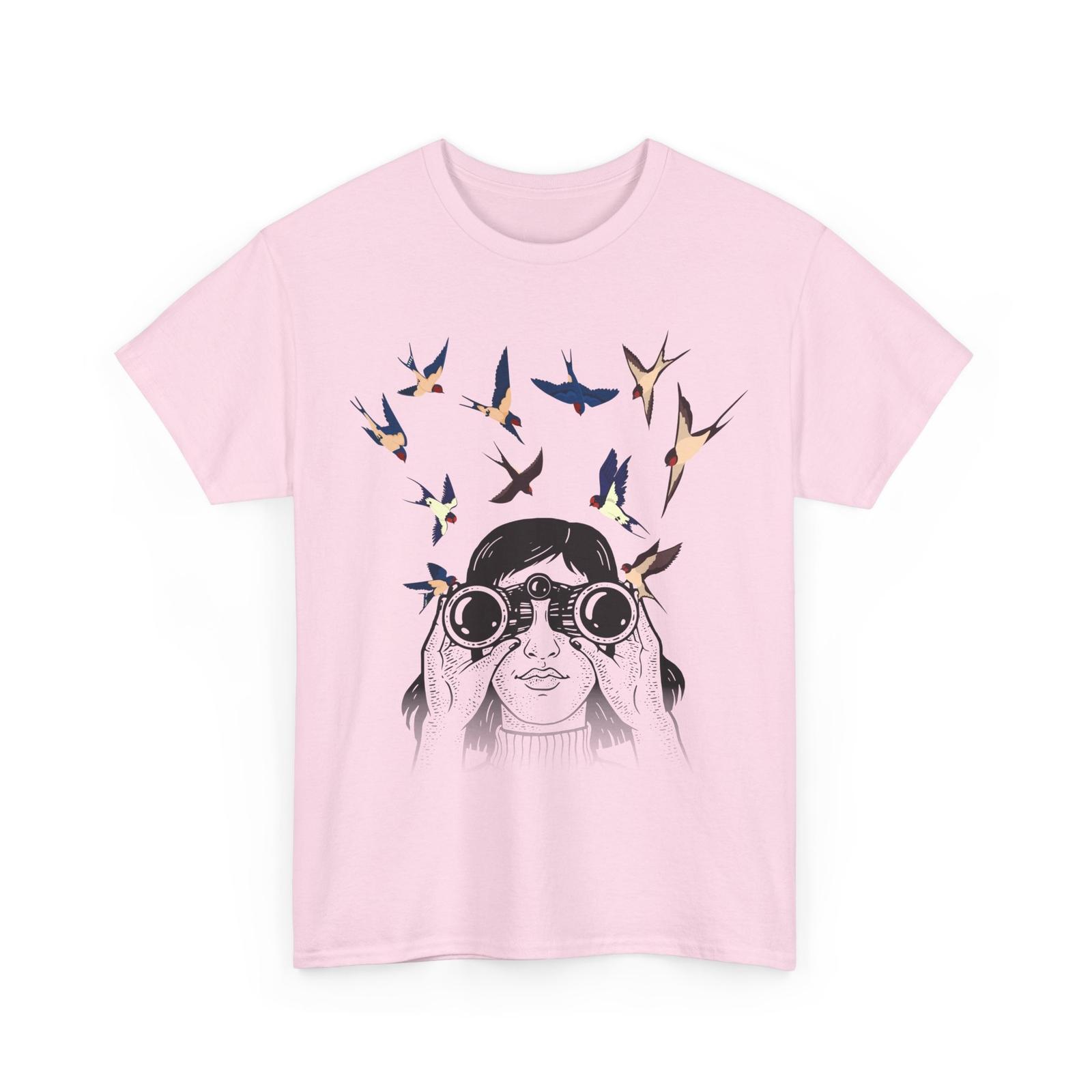 Bird Watching Woman Shirt, Birds Lovers Birding Bird Watchers Shirt S