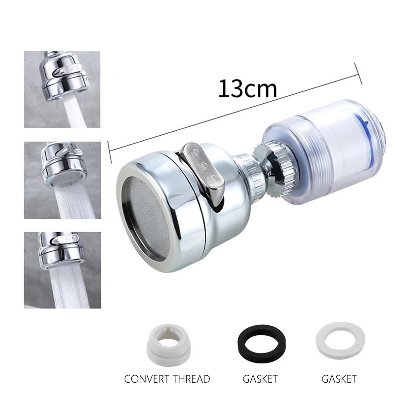 Faucet Water Filter For Kitchen Water Purification Filter Remove Chlorine Heavy Metals PP Cotton 360 Swivel Filtration Purifier