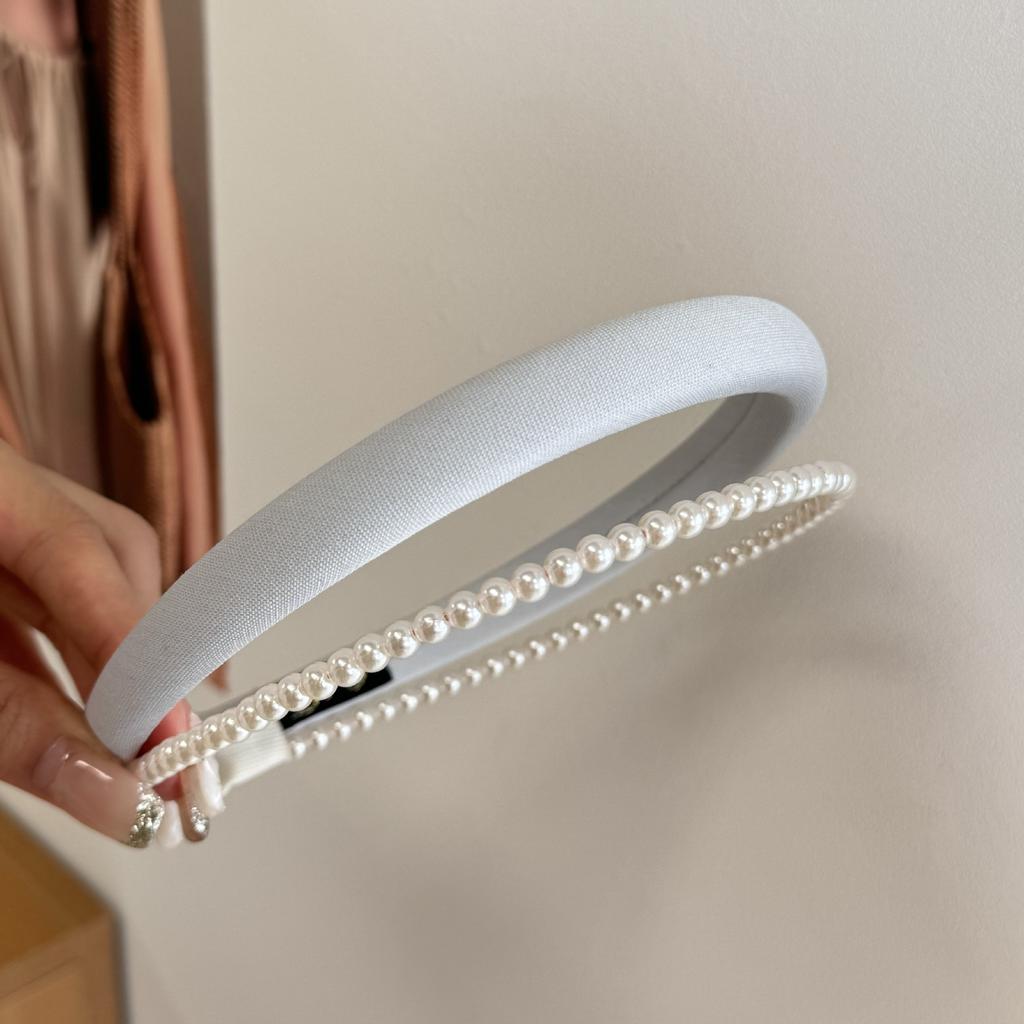 Hair Band Accessories for Women Girl Headband Yoga Korean Sweets Popular Leading Fashion Makeup Hoop Kpop Pearl Vintage Designer