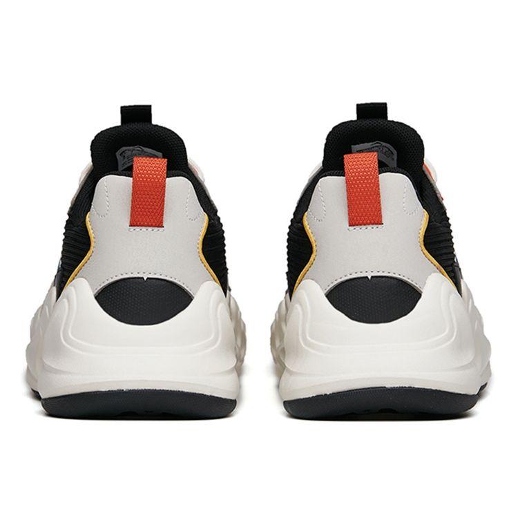 Anta Comfortable Sports Shock Absorbing Non-Slip Wear-Resistant Low-Top Casual Shoes Men sneakers Gray White Black 112218883-2