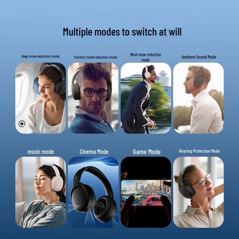 Edifier W860NB PRO Active Noise Cancelling Bluetooth Headphones