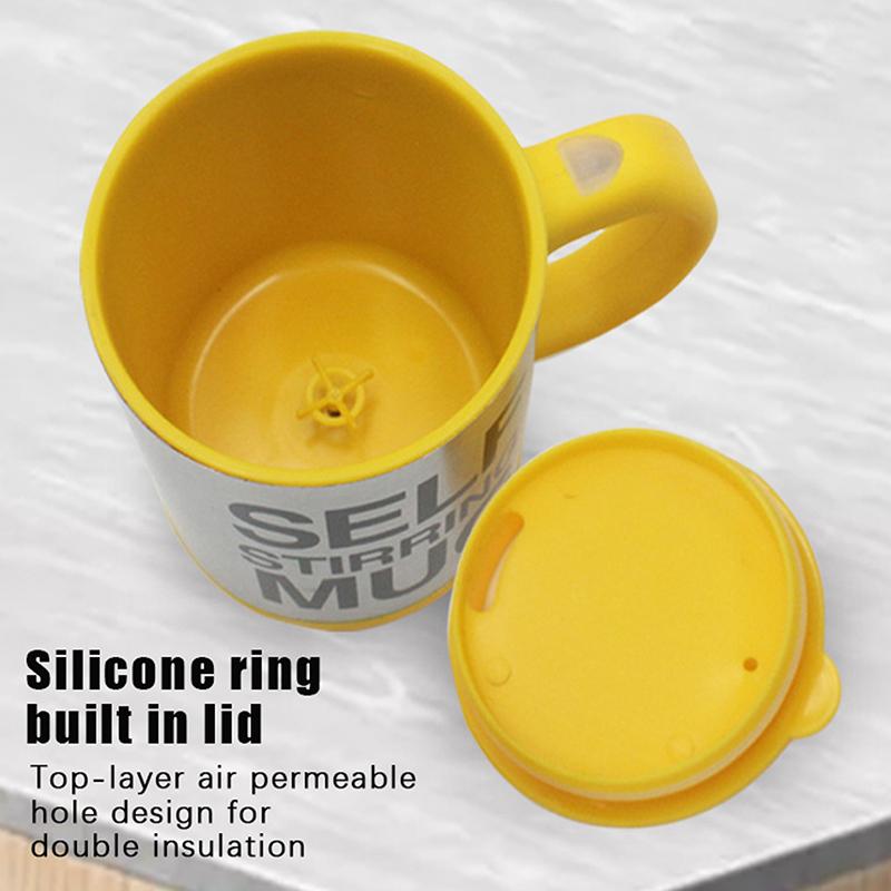 Mug 400Ml Electric Mixing Cup Lazy Automatic Self Stirring Coffee Milk Drink Mug Blender Stainless Steel With Lid Gift Box