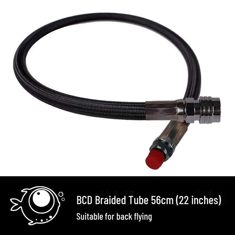 HOTDIVE Diving Low Pressure Braided BC Inflator Hose