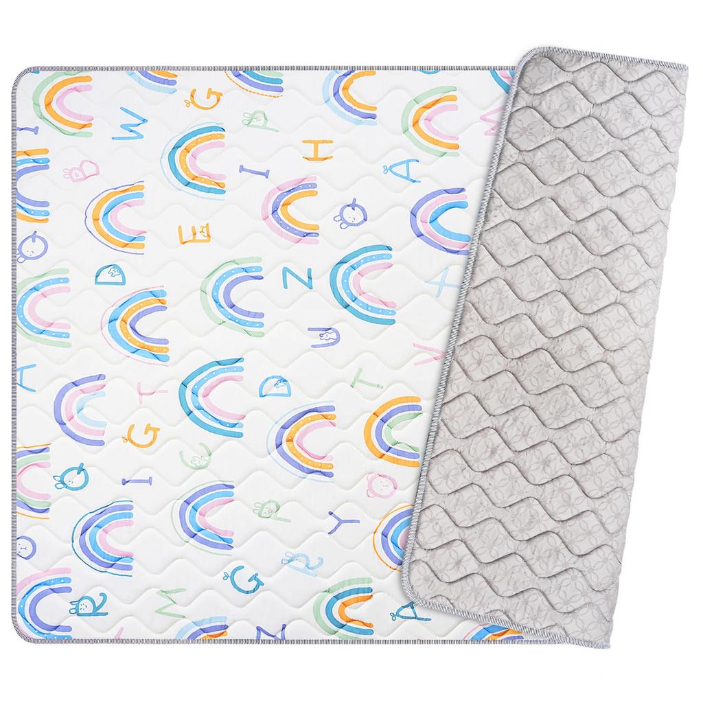 BQKOZFIN Baby 180x200x Extra Thick Safety Large Children Game Baby Safety 1 Piece Rainbow Playmat, Mat, 2cm, Foldable, Tested, Size, Baby, Pad,