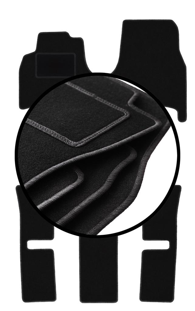 Set of Velour Floor Mats For: Citroen C8 7-seater (2002-2014)