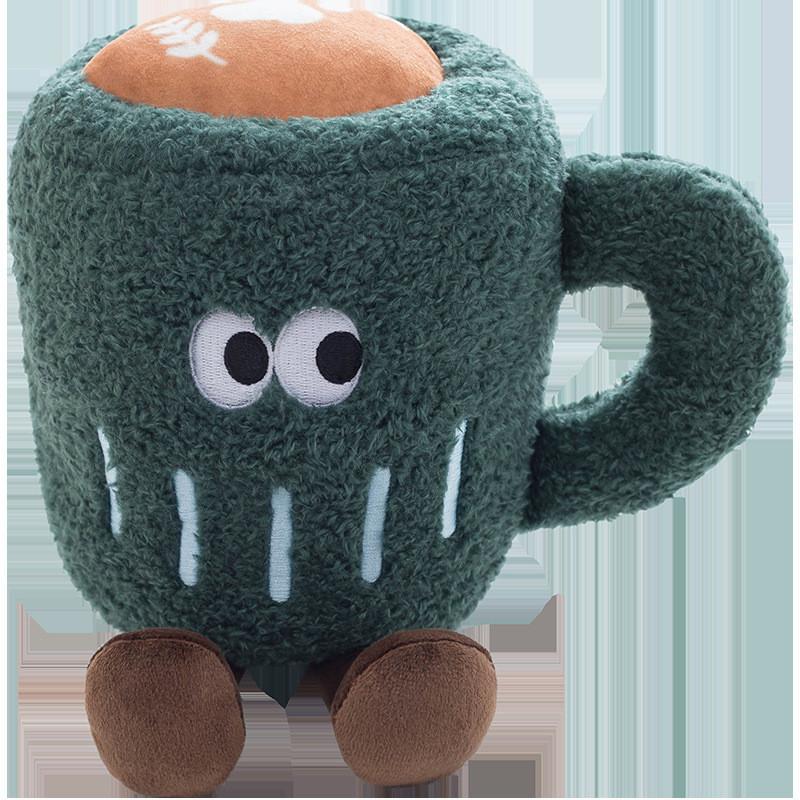 Coffee Plush Cup Toy Cartoon Pineapple Bun Doll Room Decoration Gift Holiday