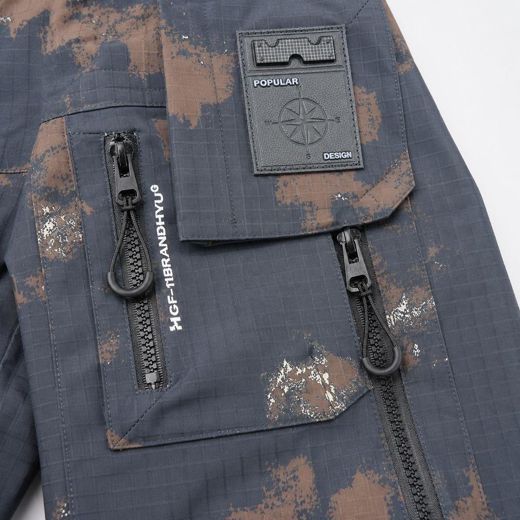 Camouflage Workwear Jacket: Durable, Dirt-resistant, Breathable, Versatile Outdoor Mountaineering Coat