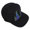LED Display Baseball Cap APP Programmable Adjutsable Cotton Detachable 12x32 LED Display Hat