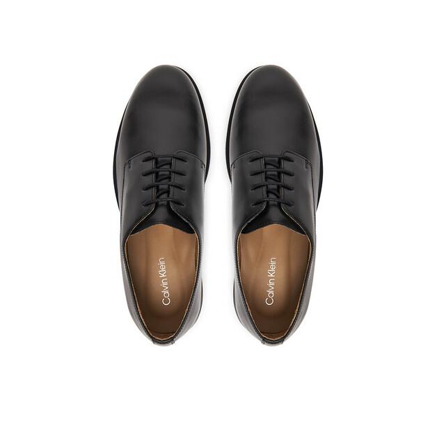 Ankle Boots Calvin Klein Ess Rubber Derby Lth HM0HM02056 Black