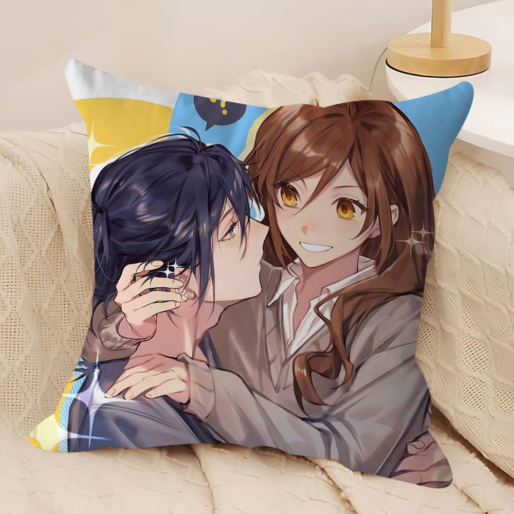 Anime H-Horimiya Pillow Anime Pillow Sofa Bed Head Pillow Cover Cushion Cover 45x45 Cm Fashion